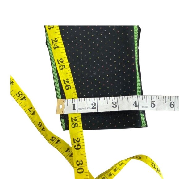 Zella Athletic Womens L Athletic Leggings Pants Polka Dots Black Mesh Back Leg - Picture 7 of 12